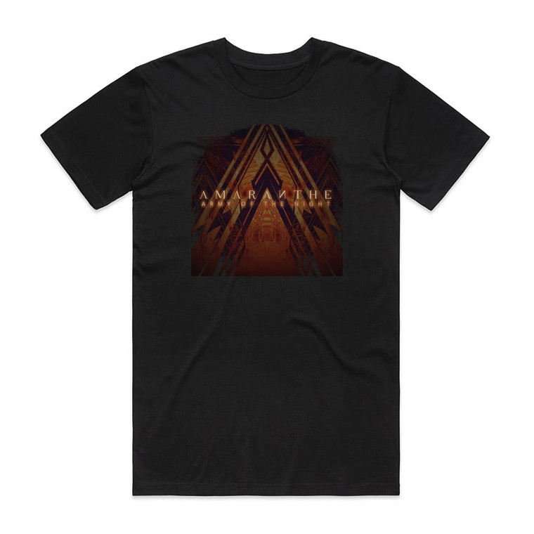 Amaranthe Army Of The Night Album Cover T-Shirt Black