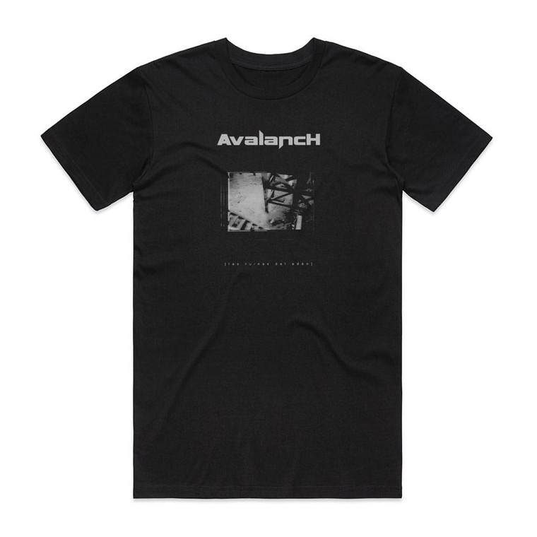 Avalanch Las Ruinas Del Edn Album Cover T-Shirt Black