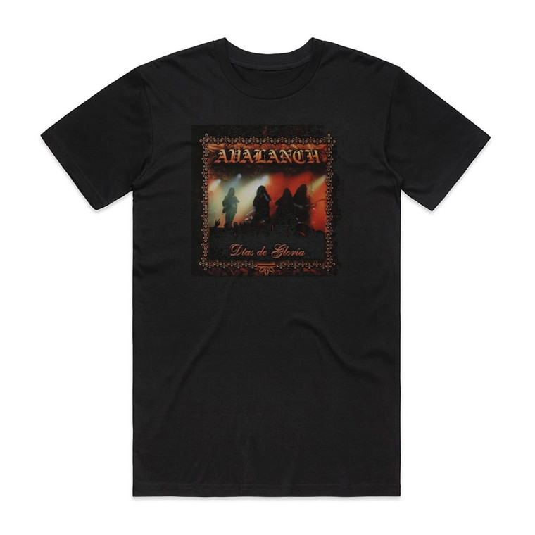 Avalanch Das De Gloria Album Cover T-Shirt Black