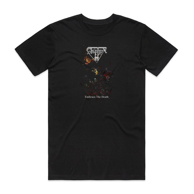 Asphyx Embrace The Death 1 Album Cover T-Shirt Black