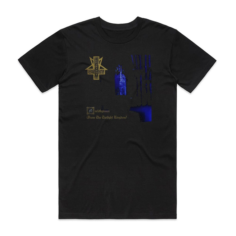 Abigor Nachthymnen From The Twilight Kingdom 1 Album Cover T-Shirt Black