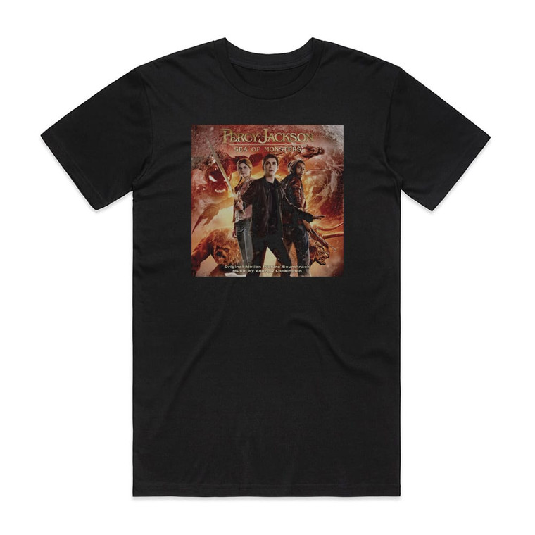 Andrew Lockington Percy Jackson Sea Of Monsters 1 Album Cover T-Shirt Black