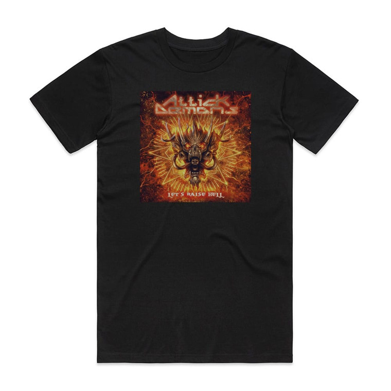 Attick Demons Attick Demons Album Cover T-Shirt Black