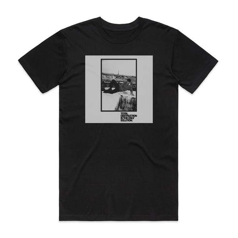 AsciiDisko Total Destruction Is The Only Solution Album Cover T-Shirt Black