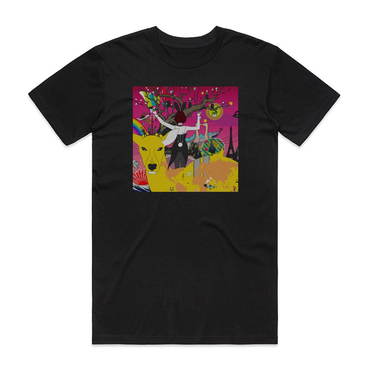 ASIAN KUNG-FU GENERATION World World World Album Cover T-Shirt Black