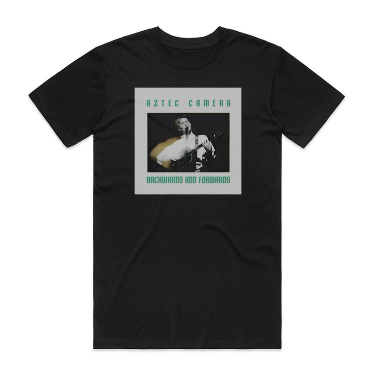 Aztec Camera Backwards And Forwards Album Cover T-Shirt Black