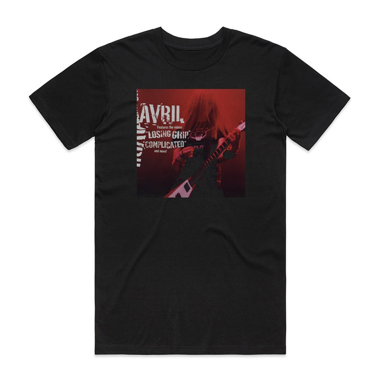 Avril Lavigne Losing Grip Album Cover T-Shirt Black