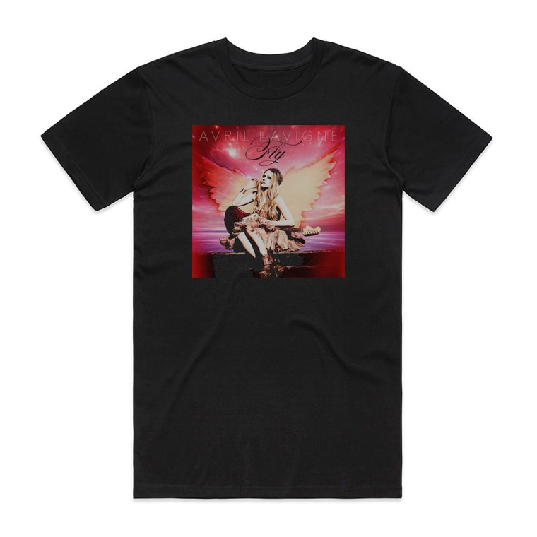Avril Lavigne Fly Album Cover T-Shirt Black