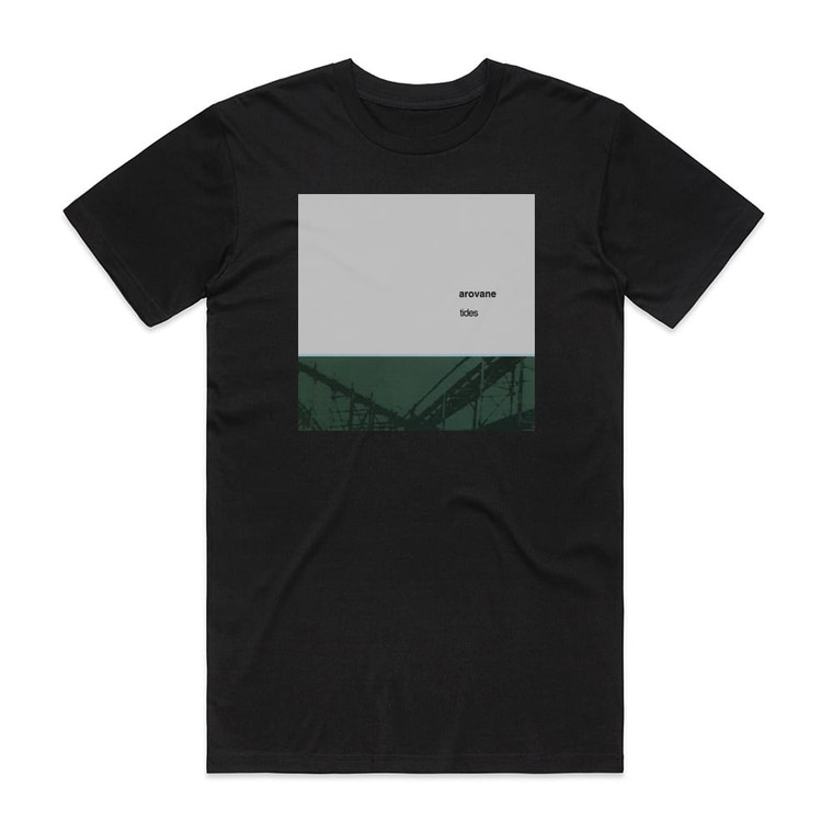 Arovane Tides Album Cover T-Shirt Black
