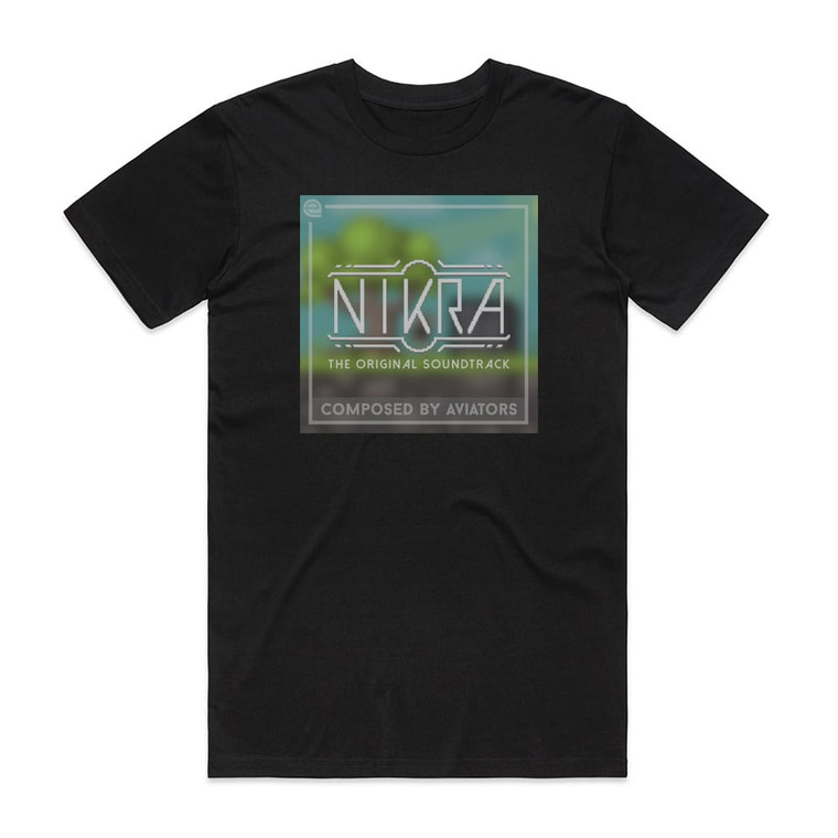 Aviators Nikra Official Soundtrack Album Cover T-Shirt Black