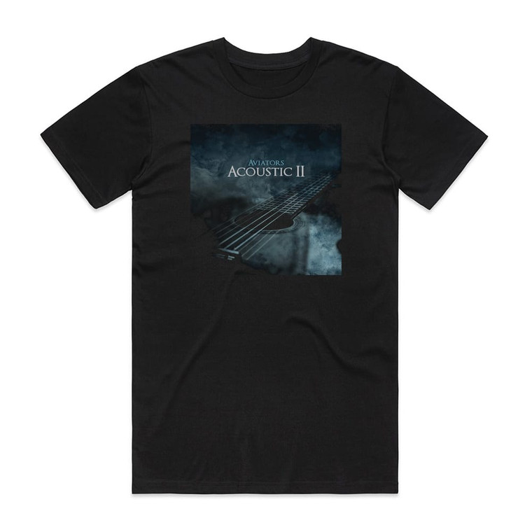 Aviators Acoustic Ii Album Cover T-Shirt Black