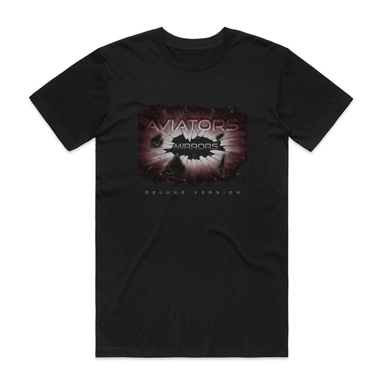 Aviators Mirrors Deluxe Version Album Cover T-Shirt Black