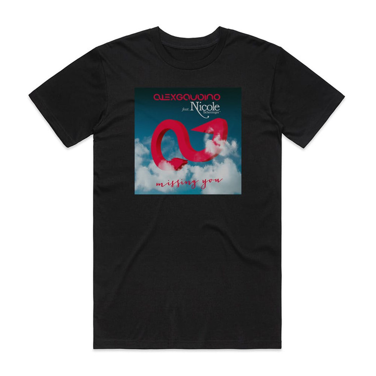 Alex Gaudino Missing You Album Cover T-Shirt Black