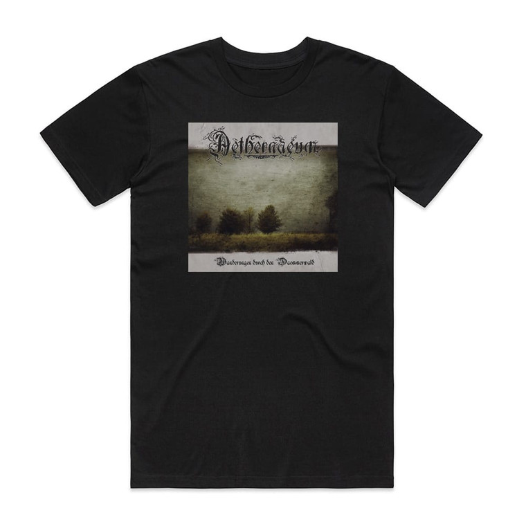 Aethernaeum Wanderungen Durch Den Daemmerwald Album Cover T-Shirt Black