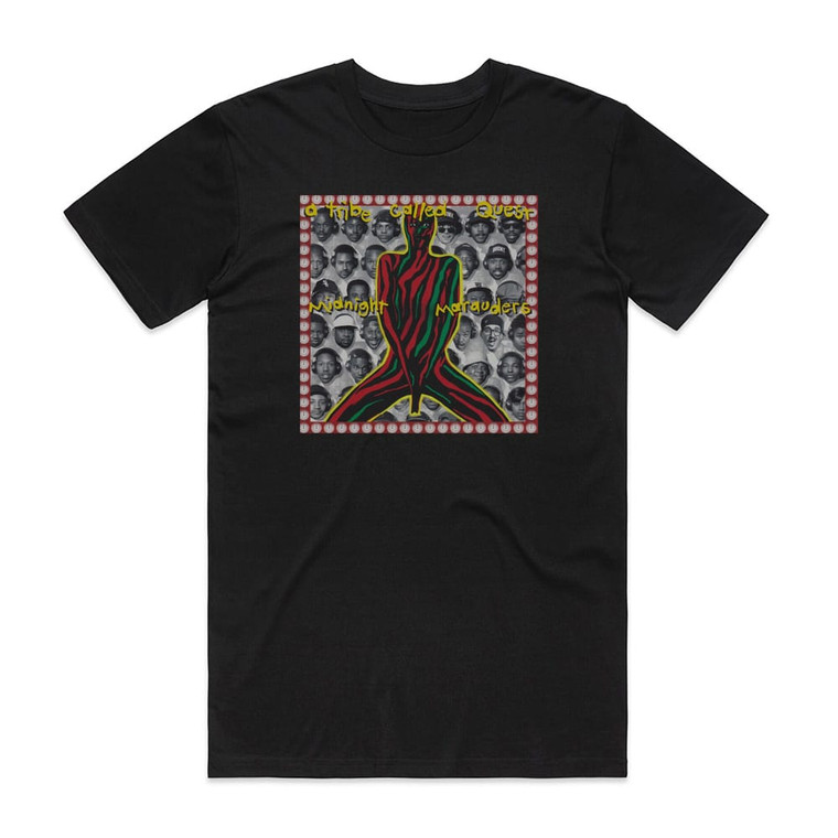 A Tribe Called Quest Midnight Marauders 2 Album Cover T-Shirt Black