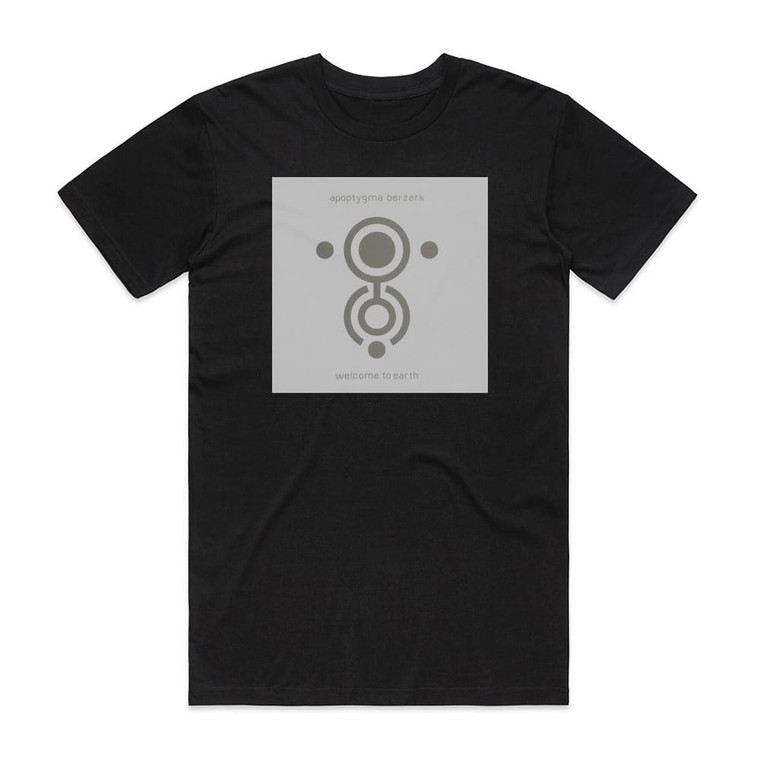 Apoptygma Berzerk Welcome To Earth Album Cover T-Shirt Black