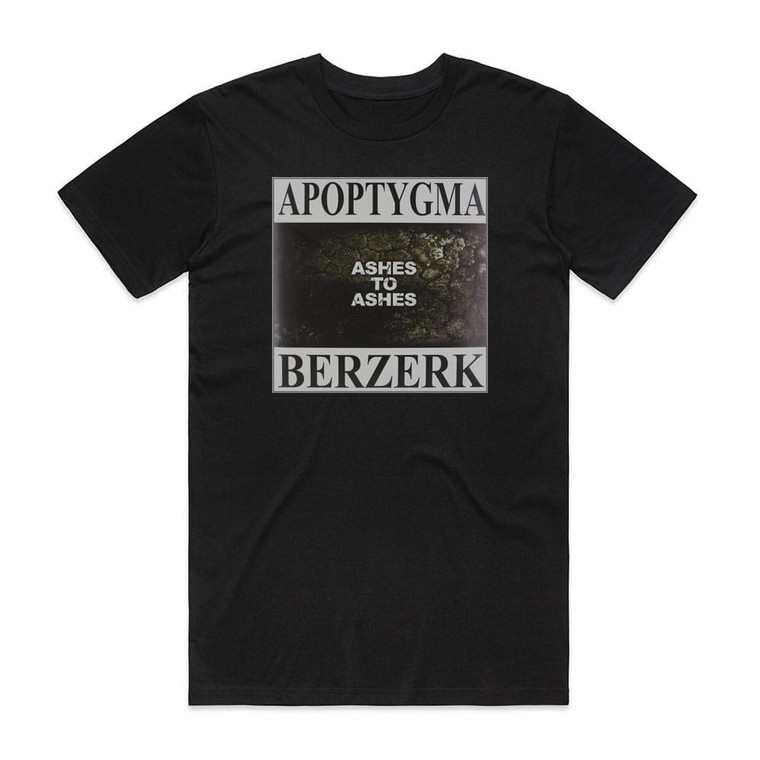 Apoptygma Berzerk Ashes To Ashes Album Cover T-Shirt Black