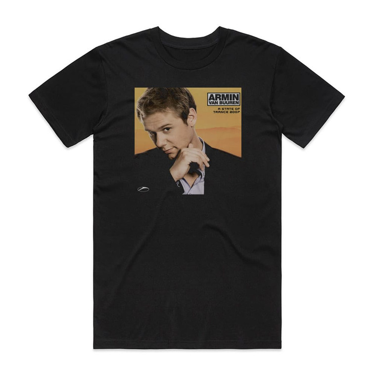 Armin van Buuren A State Of Trance 2007 1 Album Cover T-Shirt Black