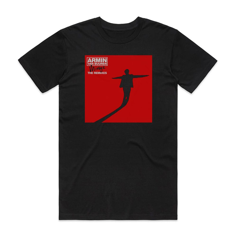 Armin van Buuren Mirage The Remixes Album Cover T-Shirt Black