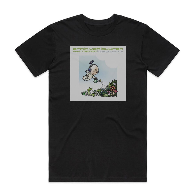 Armin van Buuren Love You More Album Cover T-Shirt Black