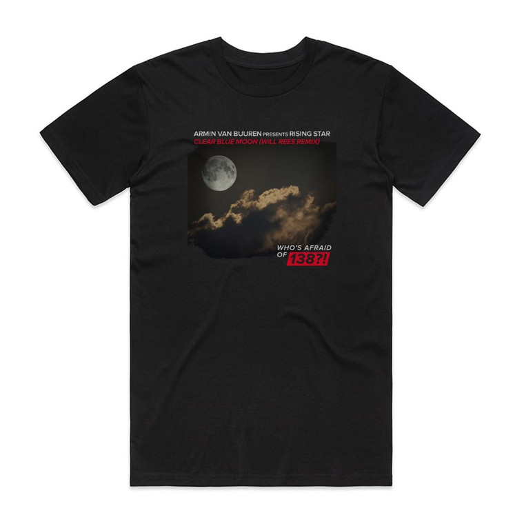 Armin van Buuren Clear Blue Moon Album Cover T-Shirt Black