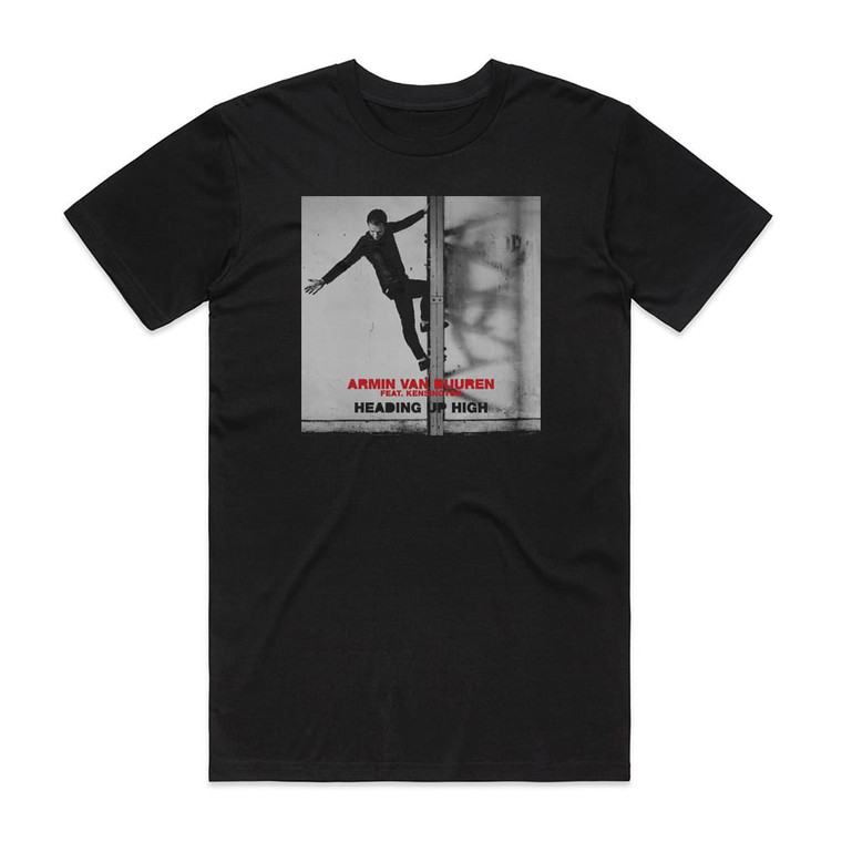 Armin van Buuren Heading Up High Album Cover T-Shirt Black