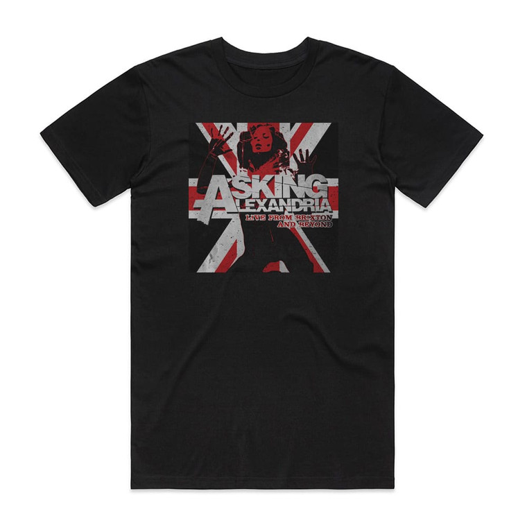 Asking Alexandria Live From Brixton Beyond Album Cover T-Shirt Black