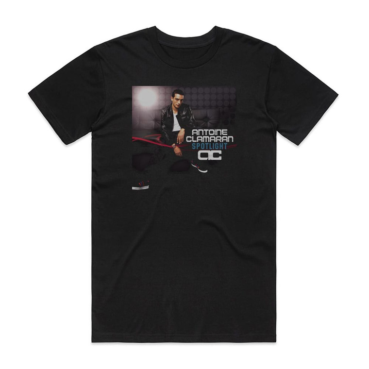 Antoine Clamaran Spotlight Album Cover T-Shirt Black