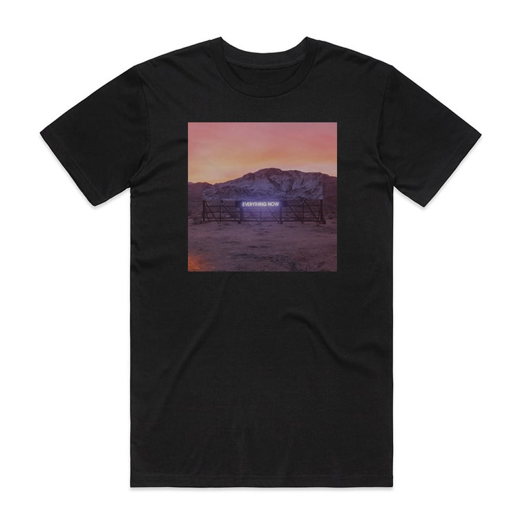Arcade Fire Everything Now 2 Album Cover T-Shirt Black
