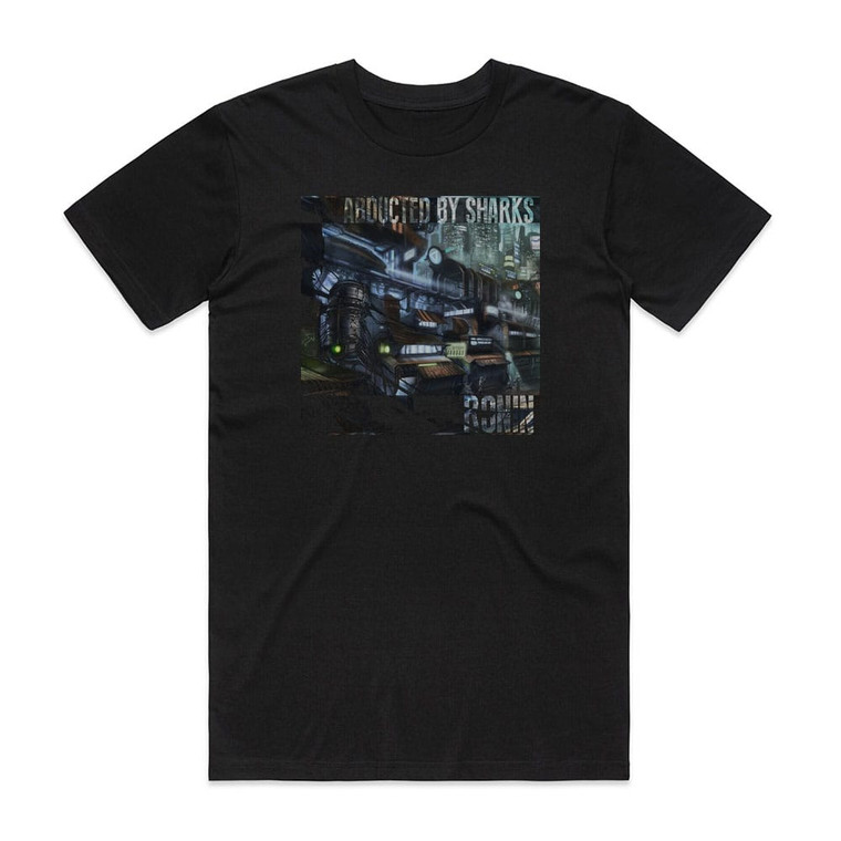 Abducted by Sharks Ronin Album Cover T-Shirt Black
