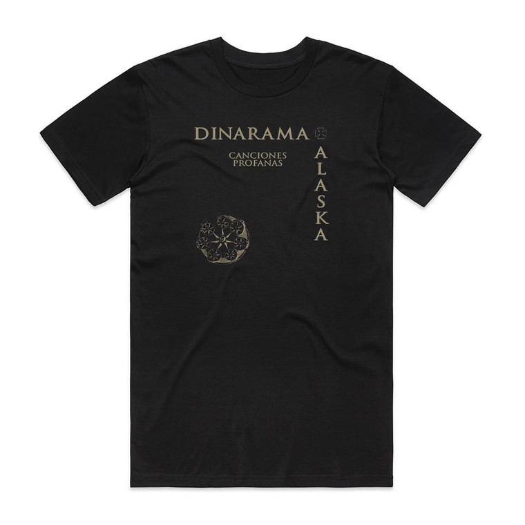 Alaska y Dinarama Canciones Profanas Album Cover T-Shirt Black