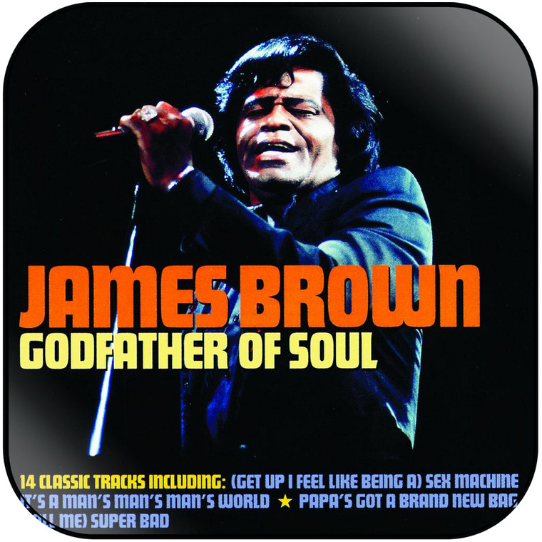 James Brown Gold Greatest Hits Album Cover Sticker Album Cover Sticker