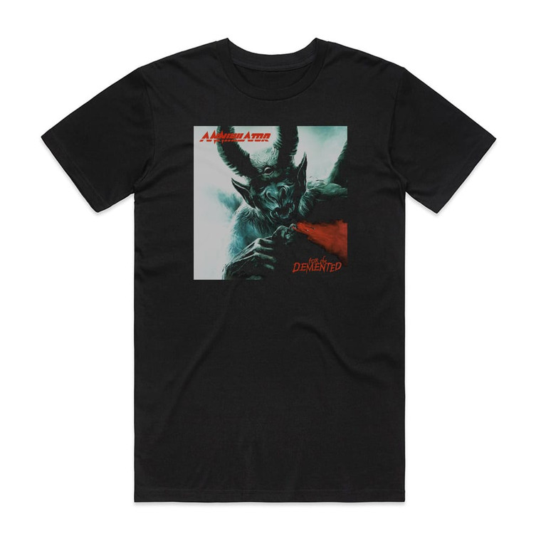 Annihilator For The Demented Album Cover T-Shirt Black