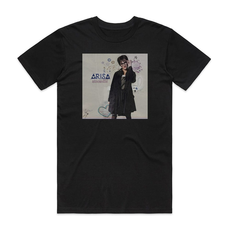 Arisa Sincerit Album Cover T-Shirt Black