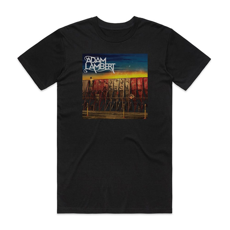 Adam Lambert Beg For Mercy Album Cover T-Shirt Black