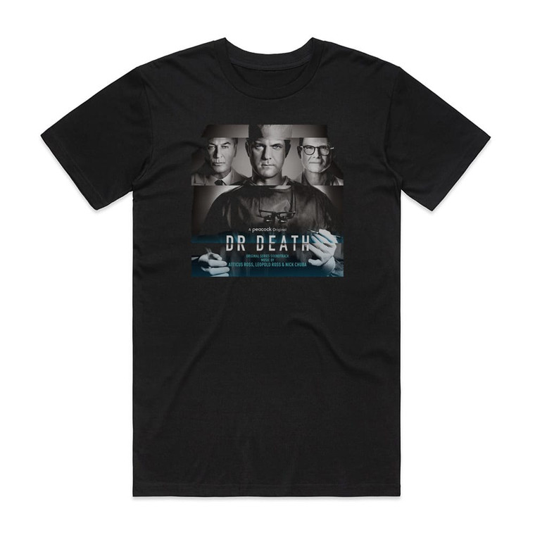Atticus Ross Dr Death Original Series Soundtrack Album Cover T-Shirt Black