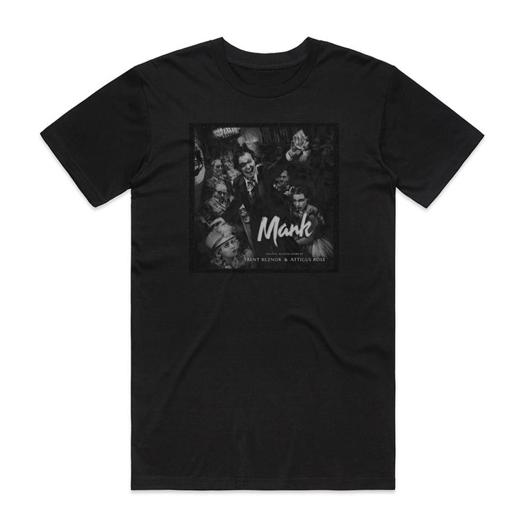 Atticus Ross Mank Original Musical Score Album Cover T-Shirt Black