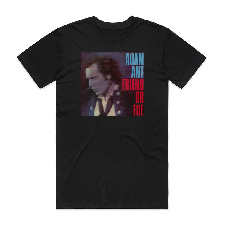 Adam Ant Friend Or Foe Album Cover T-Shirt Black