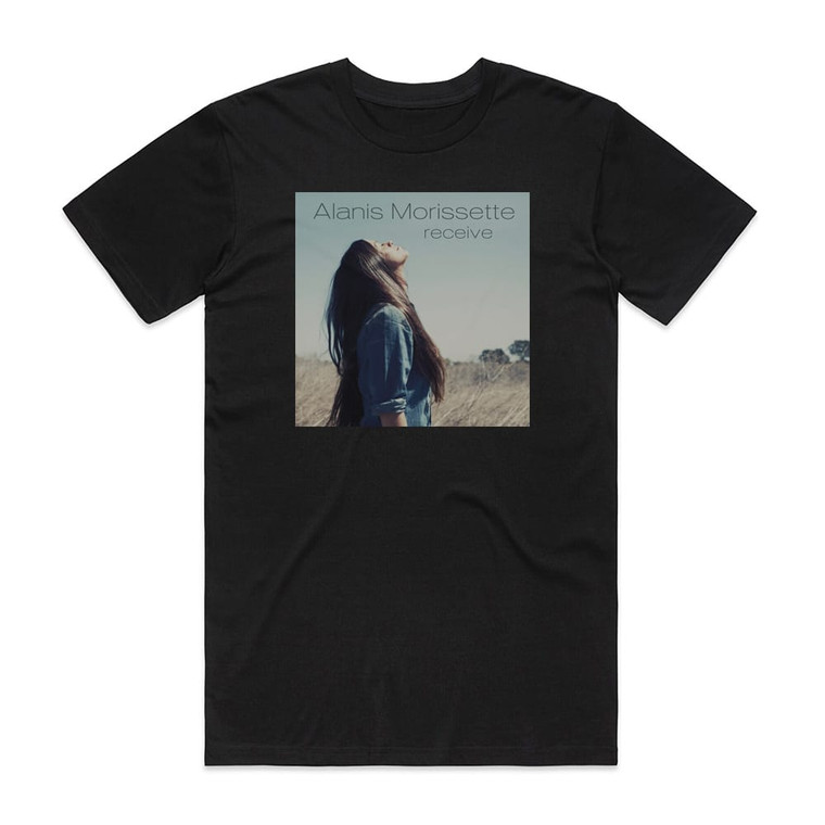 Alanis Morissette Receive Album Cover T-Shirt Black