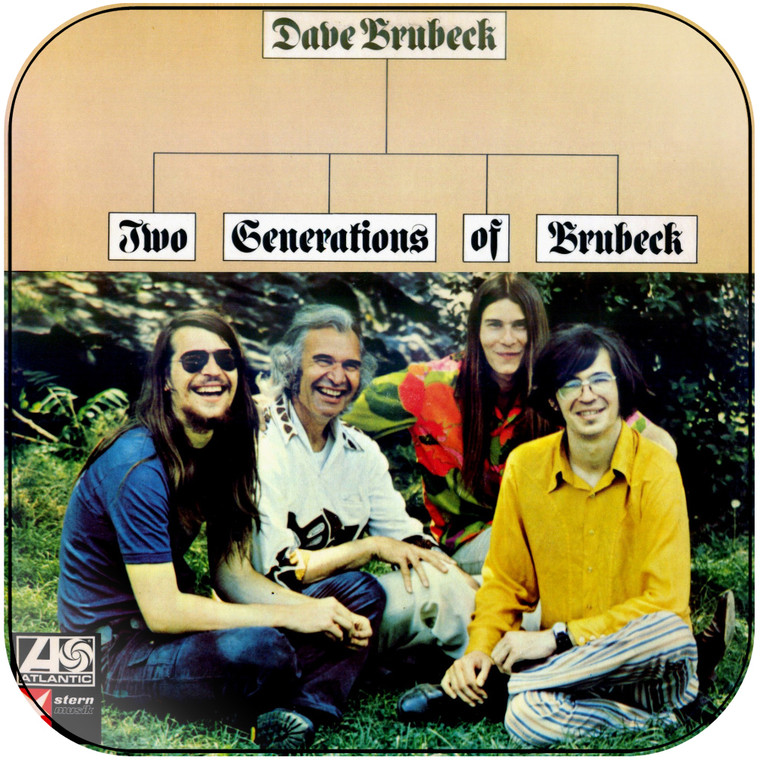 Dave Brubeck Were All Together Again For The First Time Album Cover Sticker Album Cover Sticker