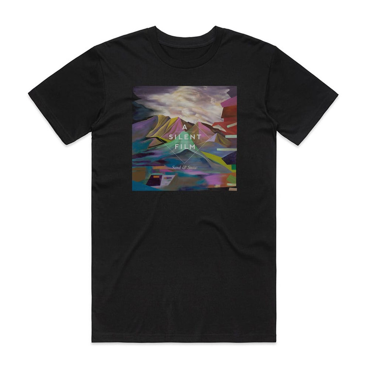 A Silent Film Sand Snow Album Cover T-Shirt Black