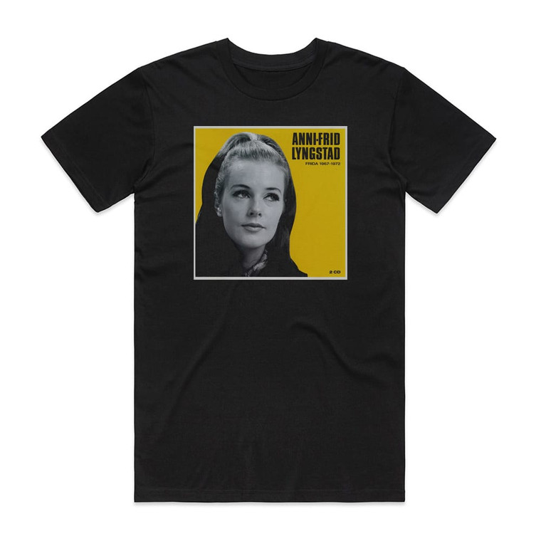 Anni-Frid Lyngstad Frida 1967 1972 Album Cover T-Shirt Black