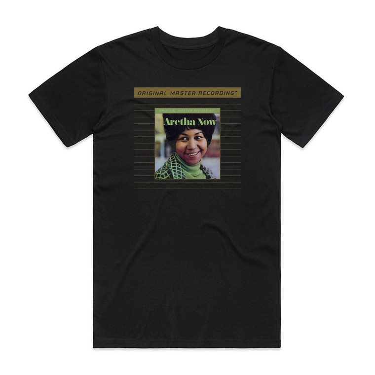 Aretha Franklin Aretha Now 1 Album Cover T-Shirt Black