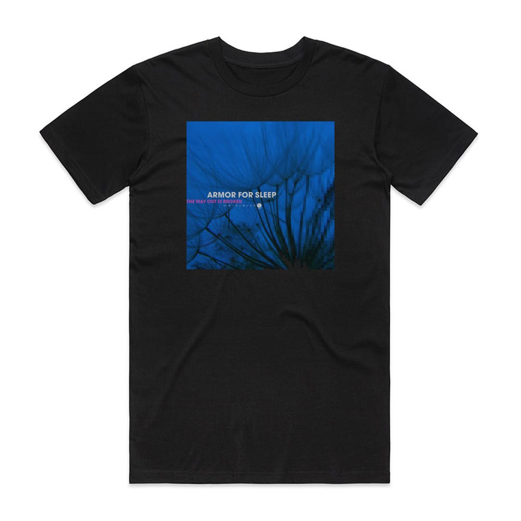 Armor for Sleep The Way Out Is Broken Album Cover T-Shirt Black