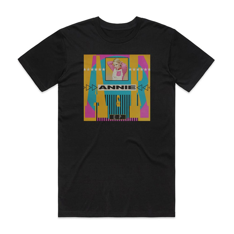 Annie The Ar Ep Album Cover T-Shirt Black