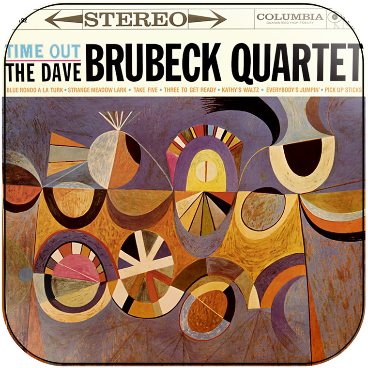 The Dave Brubeck Quartet Time Out-6 Album Cover Sticker Album Cover Sticker