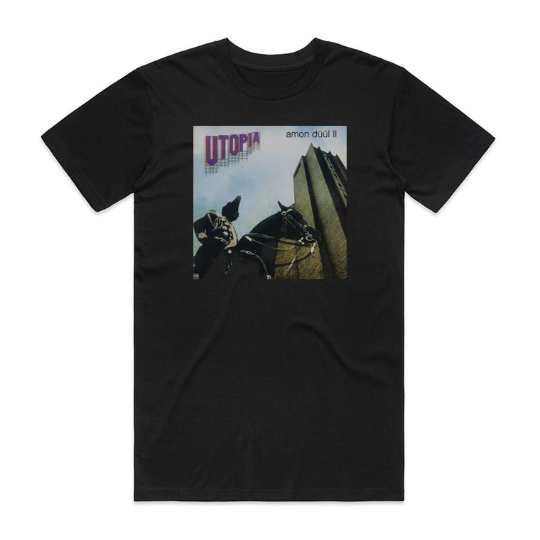 Amon Duul II Utopia Album Cover T-Shirt Black