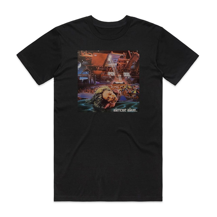 Amon Duul II Almost Alive Album Cover T-Shirt Black