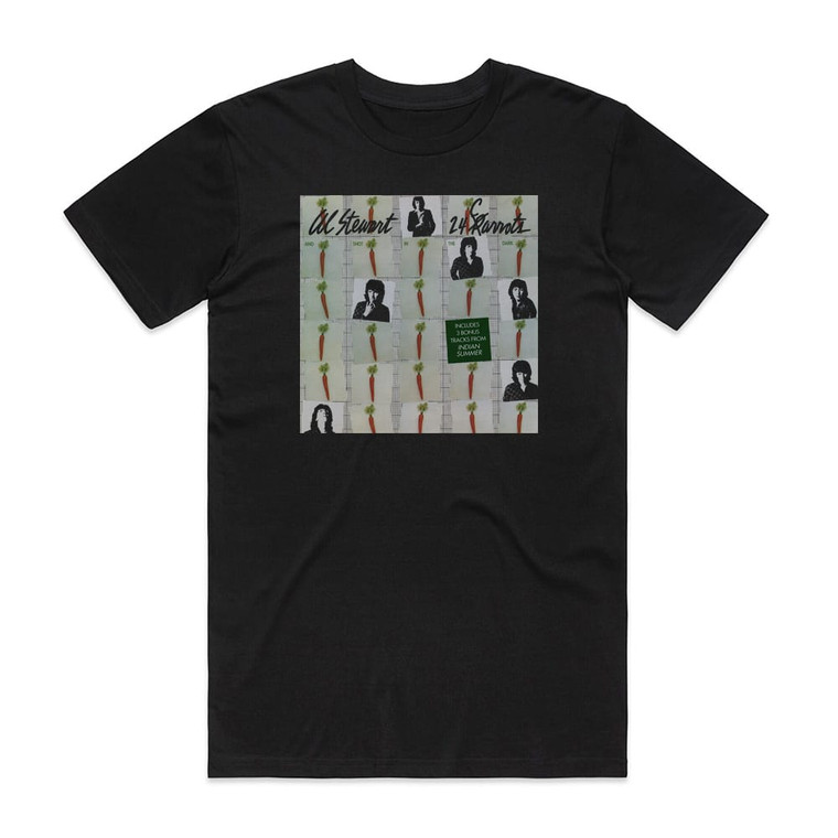 Al Stewart 24 Carrots Album Cover T-Shirt Black