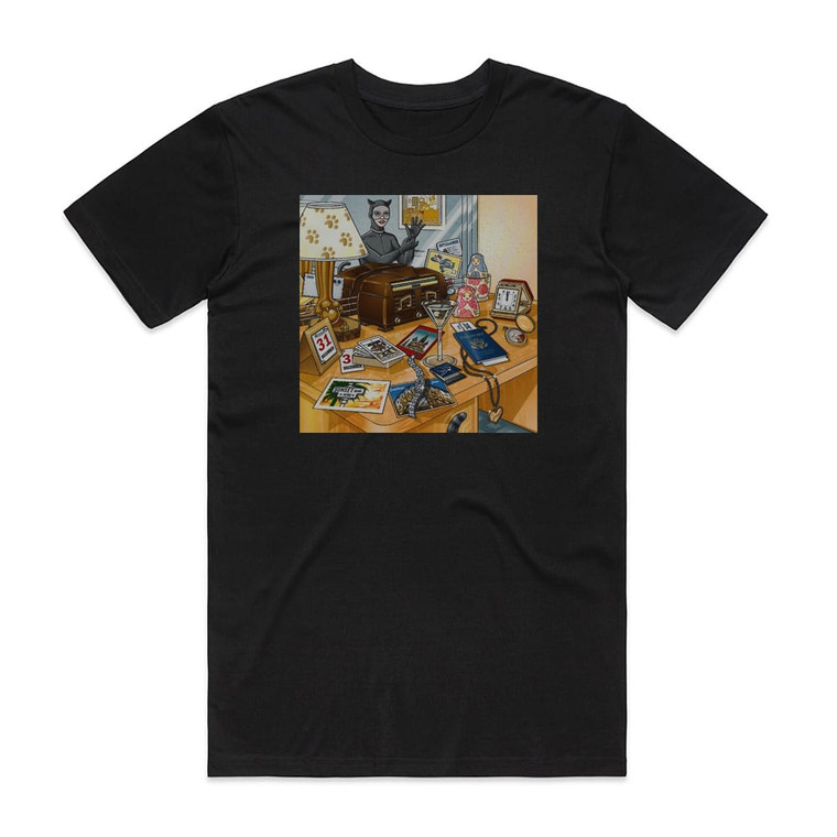 Al Stewart Greatest Hits Album Cover T-Shirt Black